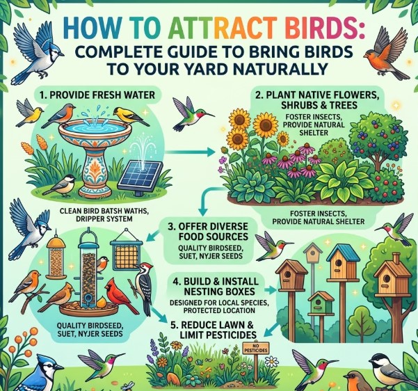 How to Attract Birds