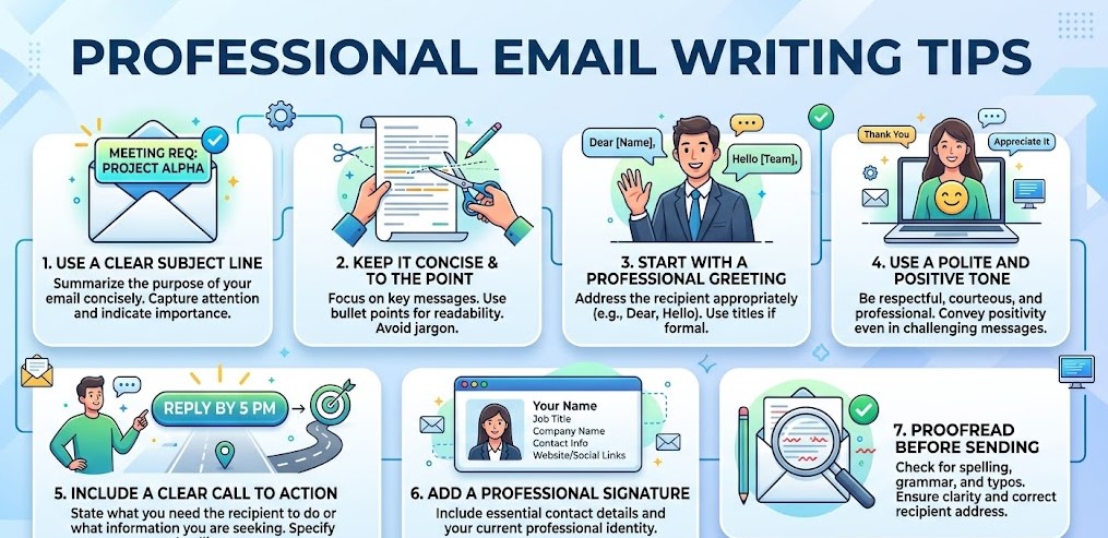 professional email writing tips